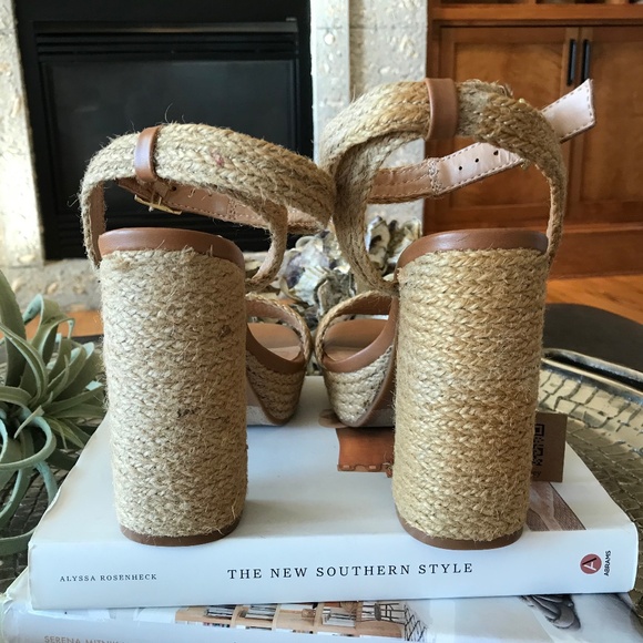 PLAYA JUTE PLATFORM HEELS - Picture 7 of 13